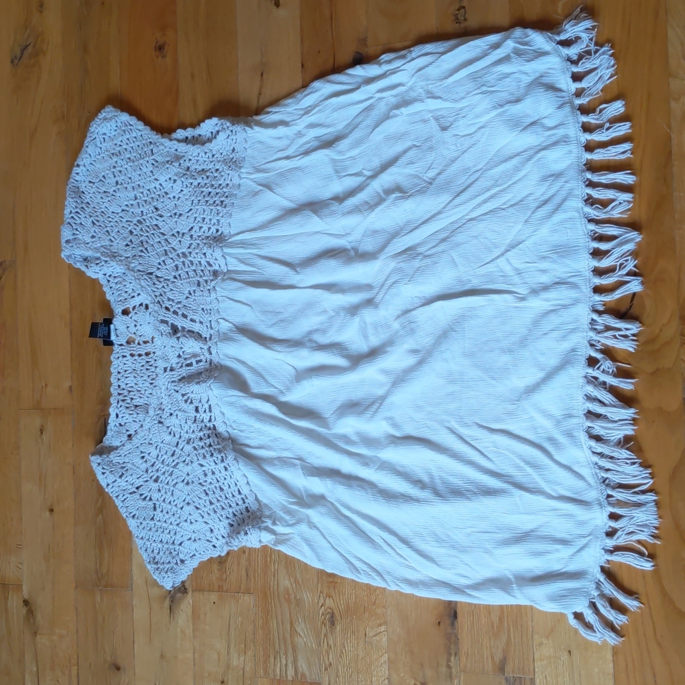 Torrid Crochet Gauze Boho Top sz4